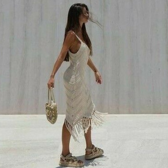 Zara Crocheted Dress - Picture 2 of 15